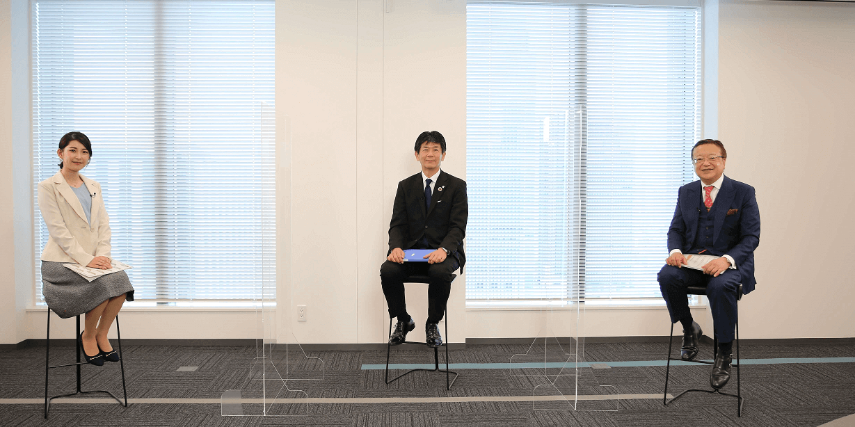 埼玉ビジネスウォッチ撮影風景